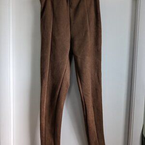 Loft Brown Suede Leggings - Size S